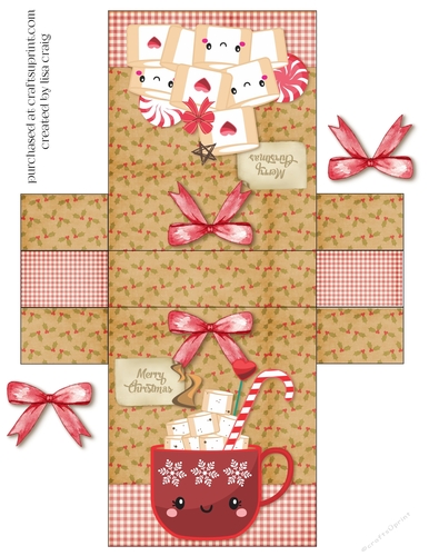 Red Hot Cocoa Tent card