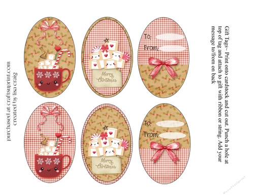 Red Hot Cocoa tags