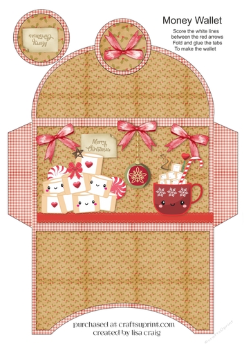 Red Hot Cocoa money wallet