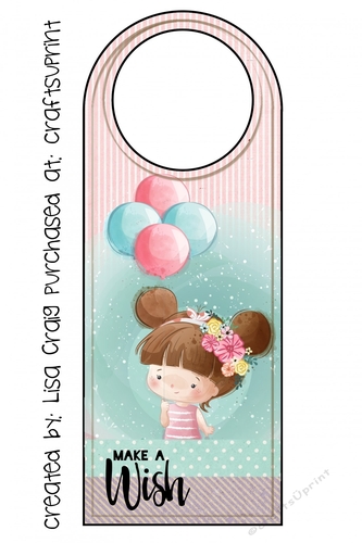 Make a Wish door hanger