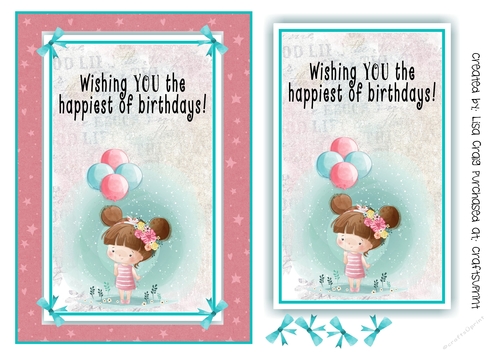  birthday girl Card Front 