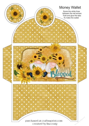 2021-sunflower gnomes money wallet 1