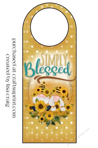 2021-sunflower gnomes door hanger 1