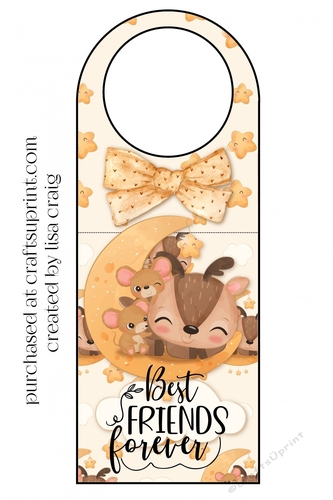 2021-Best Friends door hanger