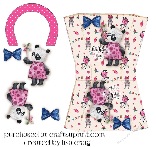 2021-Panda birthday purse
