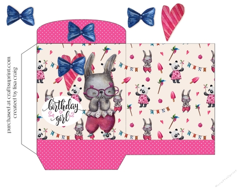 2021- Bunny birthday hot drink packet