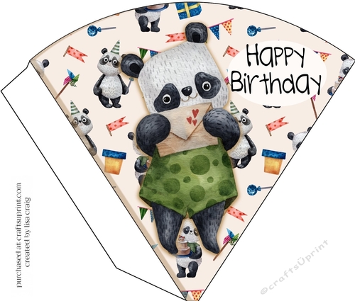 2021- Bunny birthday candy cone 4