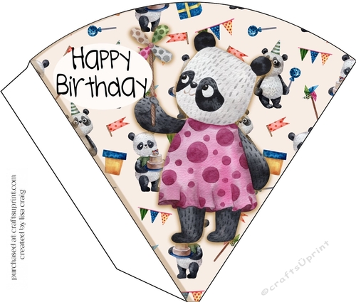 2021- Bunny birthday candy cone 5