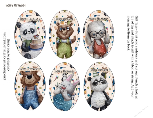 2021- Birthday friends tags 1