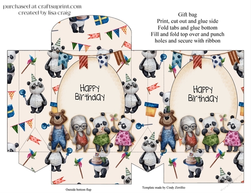 2021- Birthday friends hot drink packet 2
