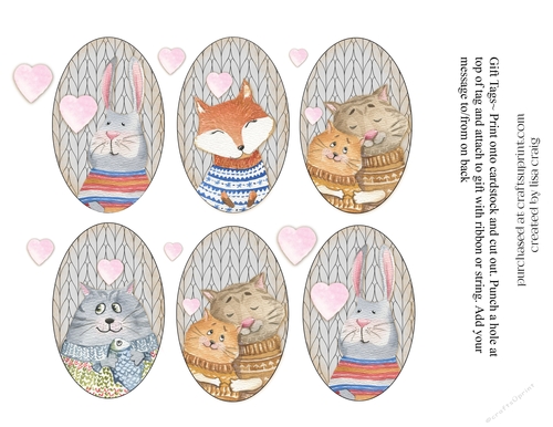 2021- Cozy Cats tags