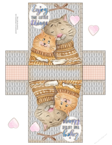 2021- Cozy Cats tent card 1