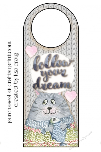 2021- Cozy Cats door hanger 2