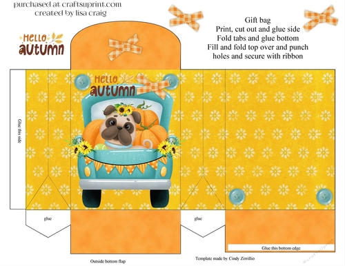 2021-Fall Pug gift bag