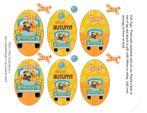 2021-Fall Pug tags