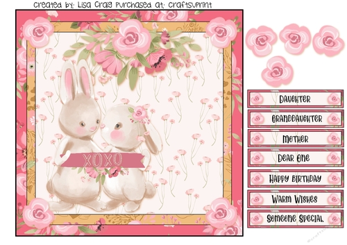 2021-Love Bunnies Quick card 1