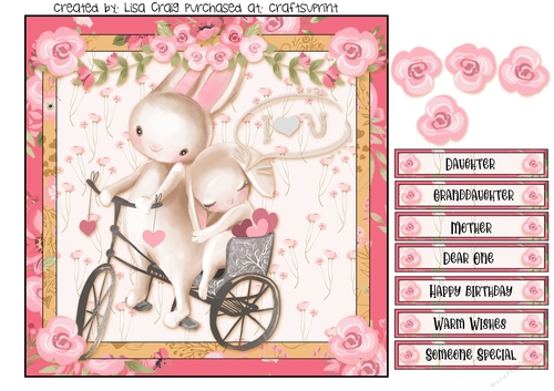 2021-Love Bunnies Quick card 5