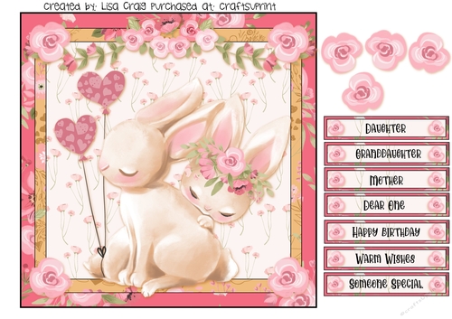 2021-Love Bunnies Quick card 6