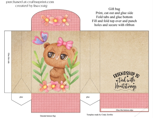 2021-Friendship Bear Gift Bag