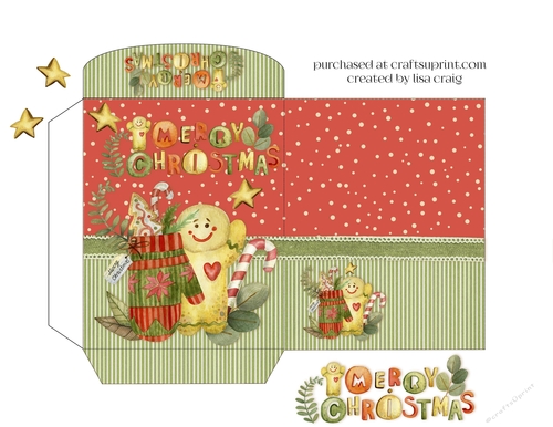 2021-Mitten & Ginger Hot Drink/candy Packet
