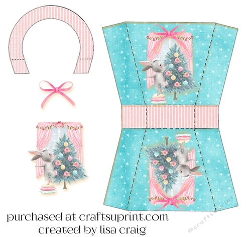 2021-Christmas Bunny Purse