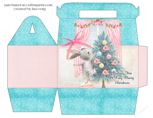 2021-Christmas Bunny Gable Box