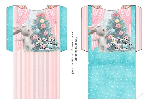 2021-Christmas Bunny Cookie Pockets