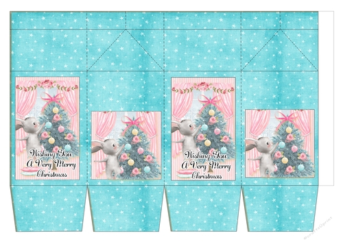 2021-Christmas Bunny Milk Carton