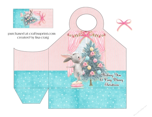 2021-Christmas Bunny Tote