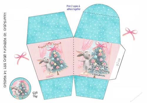 2021-Christmas Bunny Gift Box
