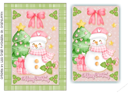 2021-pink snowman card front