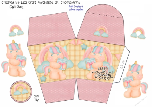 2021-Birthday Girl Unicorn Box