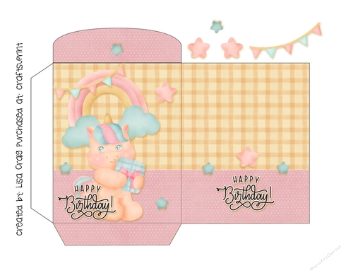 2021-Birthday Girl Unicorn Hot Drink Packet