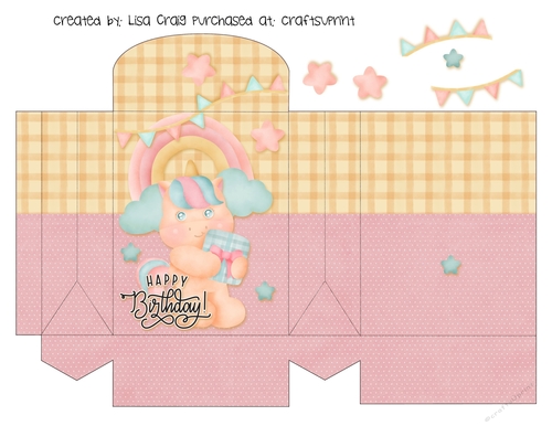 2021-Birthday Girl Unicorn Gift Bag