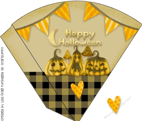 2021-Happy Halloween Candy Cone