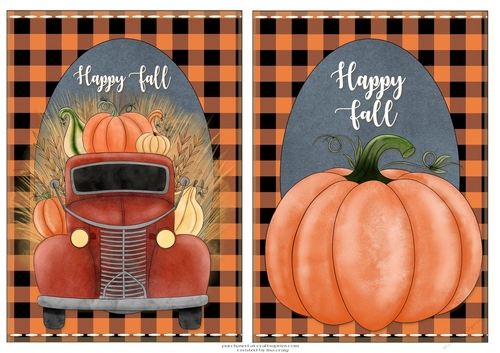 2021-happy fall truck card fronts