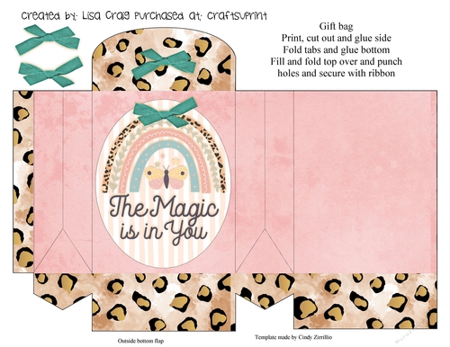 2021-Boho Rainbow Gift Bag
