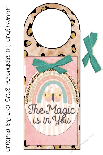 2021-Boho Rainbow Door Hanger