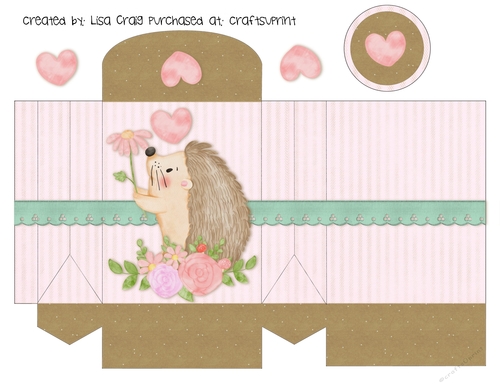2021-Hedge Hog Love Gift Bag
