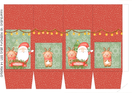 2021-Santa & Reindeer Milk Carton