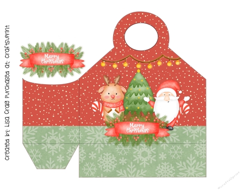 2021-Santa & Reindeer Tote