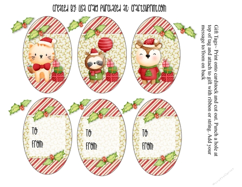 2021- Christmas Tags Sheet 2