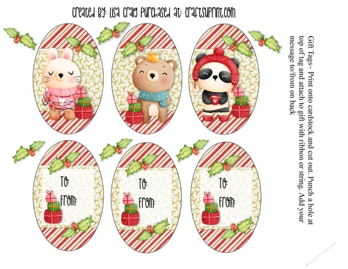 2021- Christmas Tags Sheet 3