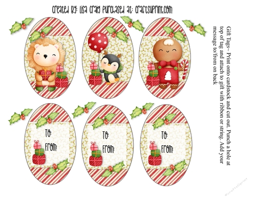 2021- Christmas Tags Sheet 4