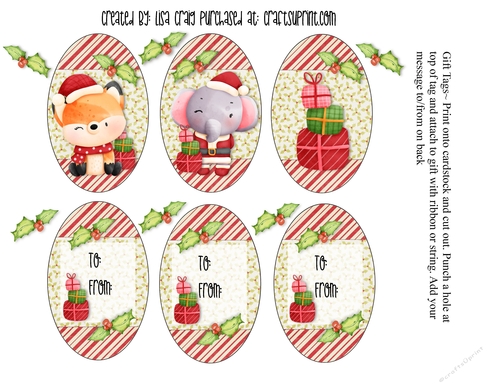 2021- Christmas Tags Sheet 5
