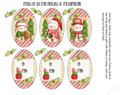 2021- Christmas Tags Sheet 8