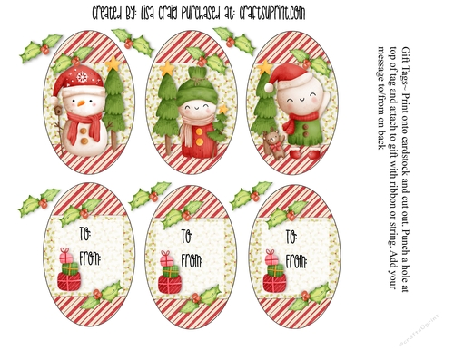 2021- Christmas Tags Sheet 9