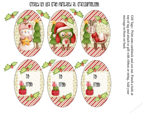 2021- Christmas Tags Sheet 10