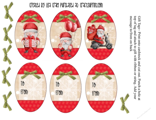 2021- Christmas Tags Sheet 13