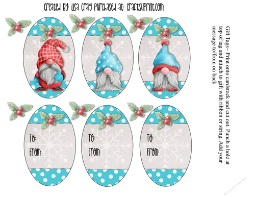2021- Christmas Tags Sheet 14